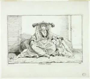 Vien Joseph Marie I Prints: Sultane Grecque, plate 26, from Caravanne du Sultan à la Mecque