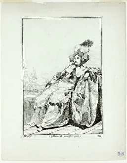 Vien Joseph Marie I Prints: Sultane de Transilvanie, plate 23 from Caravanne du Sultan à la Mecque