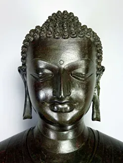 Serenity Prints: The Sultanganj Buddha, 500-700. Creator: Unknown