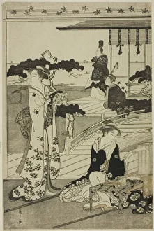 Engawa Prints: Suma, from the series A Fashionable Parody of the Tale of Genji