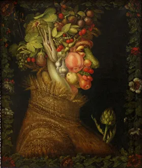 Giuseppe 1527 1593 Prints: Summer, 1573. Artist: Arcimboldo, Giuseppe (1527-1593)