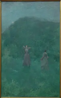 Misty Prints: Summer, 1893. Creator: Thomas W Dewing