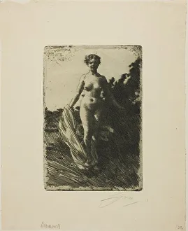 Towel Prints: Summer, 1907. Creator: Anders Leonard Zorn