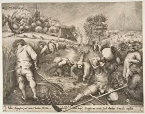 Teamwork Gallery: Summer (Aestas) from the series The Seasons, 1570. Creator: Pieter van der Heyden