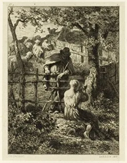 Sunlit Collection: Summer, c. 1865. Creator: Charles Emile Jacque