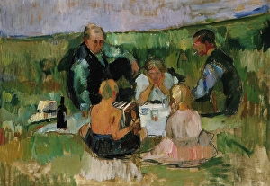 Picnic Prints: Summer, c1909. Creator: Henrik Louis Lund