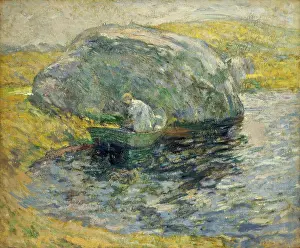 John H Prints: A Summer Day, about 1900. Creator: John Henry Twachtman