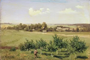 Volkov Prints: A summer day. Artist: Volkov, Yefim Yefimovich (1844-1920)