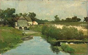 Water Mill Prints: Summer Day, c.1870-c.1903. Creator: Jan Hendrik Weissenbruch
