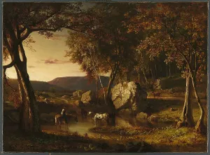 Inness George Prints: Summer Days, 1857. Creator: George Inness
