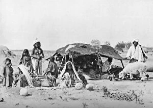 A summer encampment in Balochistan, 1902. Artist: F Bremner