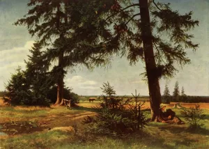 Artia Prints: Summer Evening, 1878, (1965). Creator: Aleksandr Ivanovic Morozov