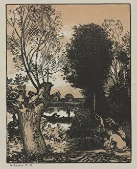 Summer Evening, 1910. Creator: Auguste Louis Lepere (French, 1849-1918)
