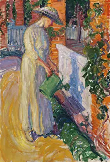 Water Can Prints: Summer Evening, 1912. Creator: Vilho Sjöström