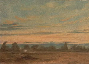 Constable John Prints: Summer - Evening Landscape, ca. 1825. Creator: John Constable