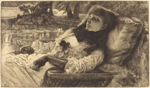 James Tissot Collection: Summer Evening (Soiree d ete), 1882. Creator: James Tissot