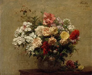 Bouquet Prints: Summer Flowers, 1880. Creator: Henri Fantin-Latour