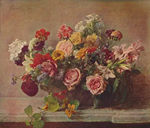 Alfred Yockney Prints: Summer Flowers, 1882, (c1915). Artist: Henri Fantin-Latour