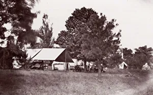 Virginia Prints: Summer Headquarters of General Grant, City Point, Virginia, 1861-65. Creator: Unknown