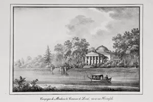 Laval Gallery: Summer House of Countess de Laval on the Aptekarsky Island (Series Views of Saint Petersburg), 1820s