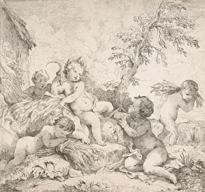 Summer (L Ete), ca. 1735. Creator: Charles-Joseph Natoire