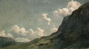 Professor Hans Gude Prints: Summer Landscape, 1848. Creator: Hans Gude