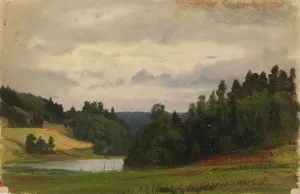 Cove Prints: Summer Landscape, bay cove. Creator: Johan Knutson
