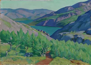 1934 Prints: Summer Landscape from Linhammar, 1934. Creator: Anton Lindforss