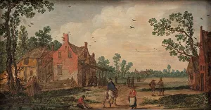 Josefsz Van Goyen Prints: Summer at the Lily Tavern, 1623-1626