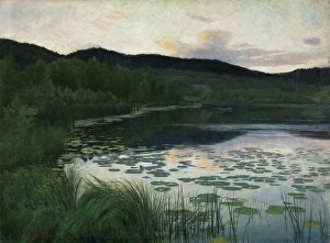 1886 Prints: Summer Night, 1886. Creator: Kitty Lange Kielland