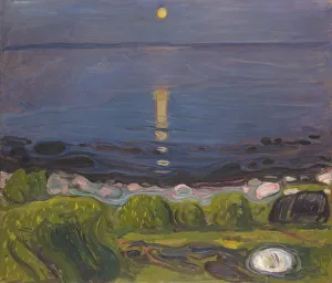 Summer night on the beach, 1902-1903