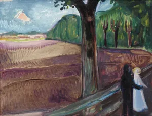 Summer Night (Sommernatt), 1917. Artist: Munch, Edvard (1863-1944) Summer Night (Sommernatt), 1917. Artist: Munch, Edvard (1863-1944)