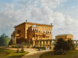 Peterhof Prints: The Summer Palace of Duke of Leuchtenberg in Sergievka, 1873