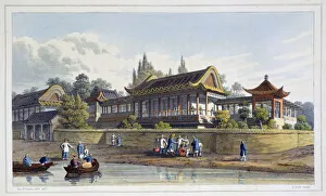 Republic Of China Gallery: Summer Palace of the Emperor, Opposite the City of Tien-Sing, China, 1817. Artist
