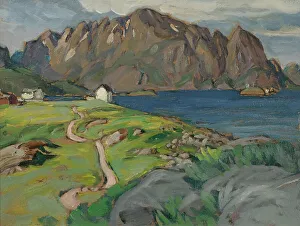 Boberg Anna Katarina Prints: Summer, Store Molla. Study from Lofoten. Creator: Anna Katarina Boberg