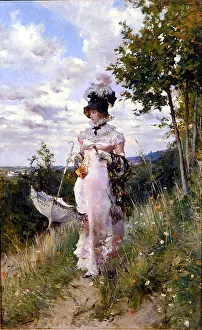 Boldini Prints: The summer stroll, 1873