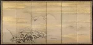 Summer and Winter Landscapes (one of a pair), 1600s. Creator: Kano Naonobu (Japanese, 1607-1650)