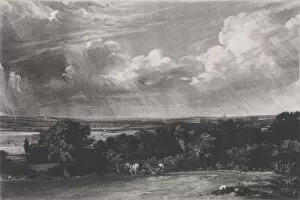 Ploughing Gallery: A Summerland, 1829. Creator: David Lucas