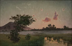 Drifting Prints: A Summer's Evening near Ry, 1873. Creator: Vilhelm Kyhn