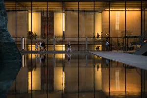 Reflected Collection: Summers night at Lincoln Center 3. Creator: Viet Chu