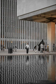 Pool Collection: Summers night at Lincoln Center 4. Creator: Viet Chu