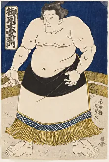 Wrestling Prints: Sumo Wrestler Goyogi Kumoemon, 1840s