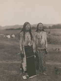 Great Plains Prints: Sun dance pledgers-Cheyenne, c1910. Creator: Edward Sheriff Curtis
