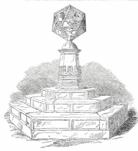 Sun-Dial, at Holyrood, 1850. Creator: Unknown