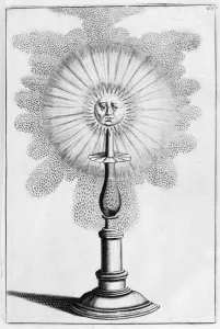 Jean Claude Prints: Sun ornamental fountain design, 1664. Artist: Georg Andreas Bockler