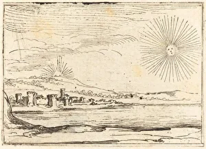 Sun Rising, 1628. Creator: Jacques Callot