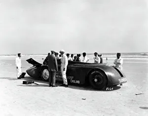 Slug Prints: Sunbeam 1000hp World Land speed record attempt at Daytona 1927