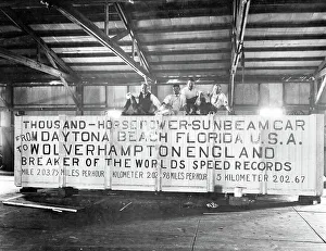 Slug Prints: Sunbeam 1000hp World Land speed record attempt at Daytona 1927