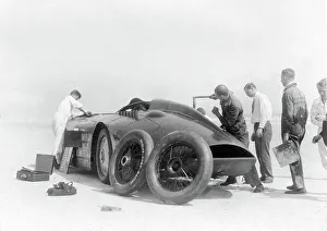 Slug Prints: Sunbeam 1000hp World Land speed record attempt at Daytona 1927