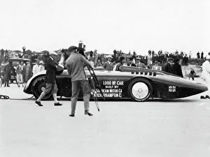 Slug Prints: Sunbeam 1000hp World Land speed record attempt at Daytona 1927